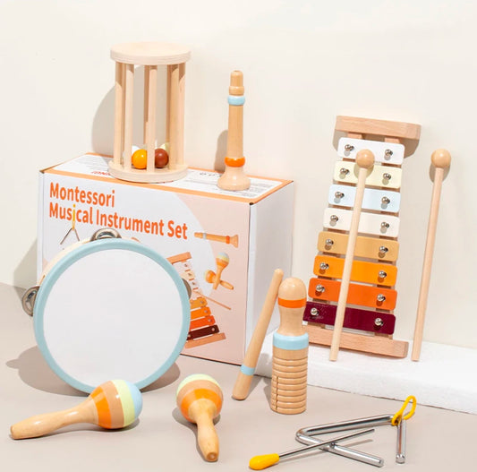 Montessori Wooden Musical Instrument Set