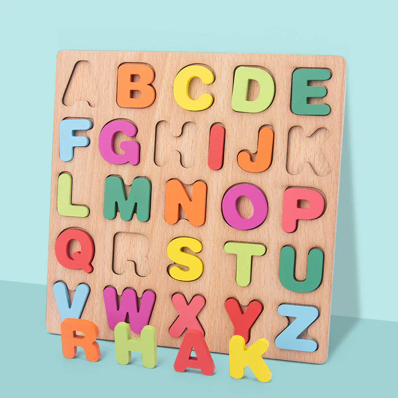 Montessori Alphabet and Number Building Blocks