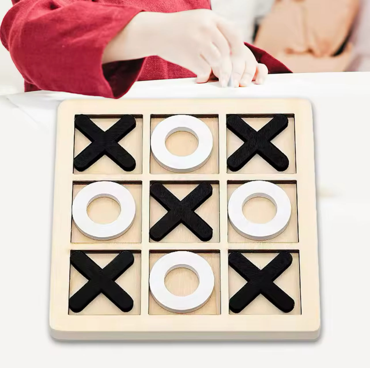 Montessori Tic-Tac-Toe Board Game