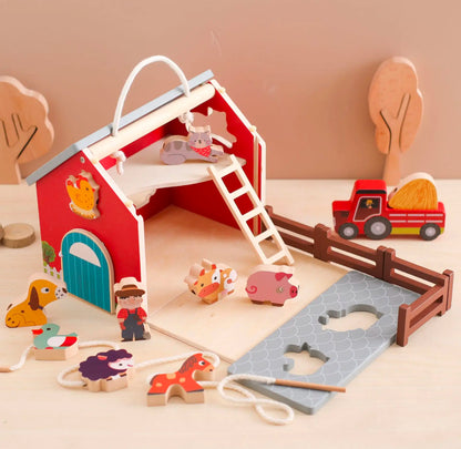 Montessori Big Farm Set