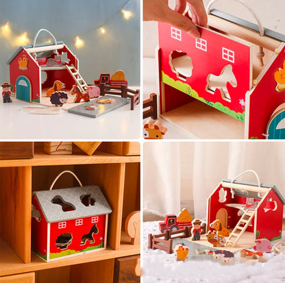 Montessori Big Farm Set