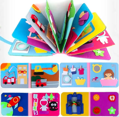 Montessori 3D Sensory Story Cloth Book