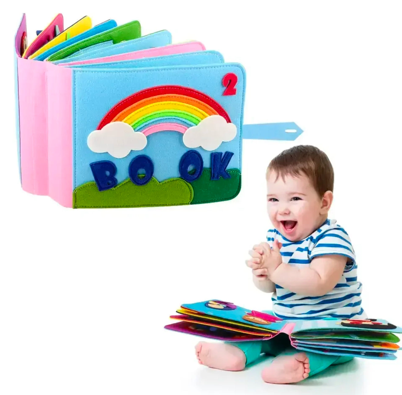 Montessori 3D Sensory Story Cloth Book