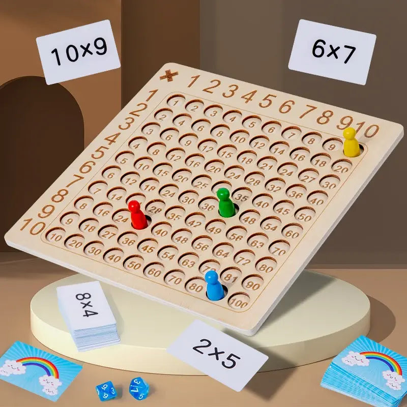 Montessori Multiplication Board Game