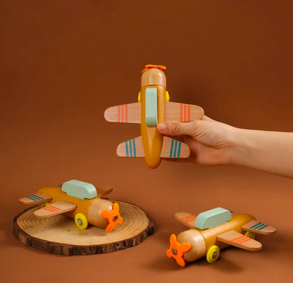 Montessori Wooden Small Airplane