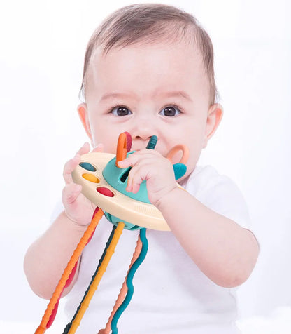 Montessori Pull String Sensory Teething