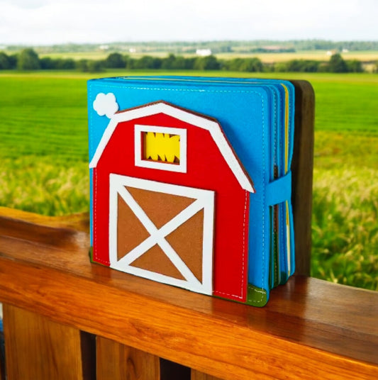 Montessori Felt Farm Book