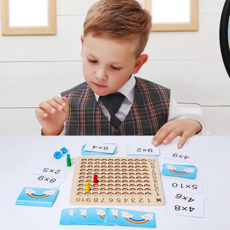 Montessori Multiplication Board Game