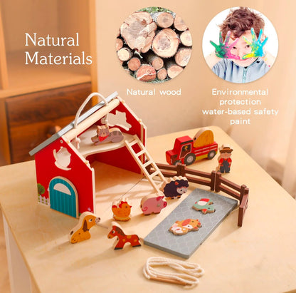 Montessori Big Farm Set