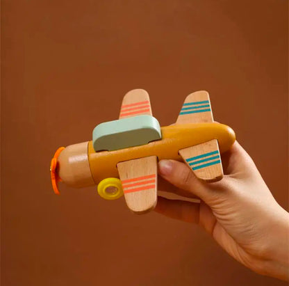 Montessori Wooden Small Airplane