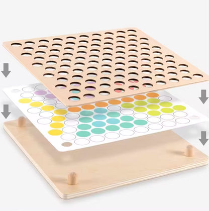 Montessori Rainbow Board Game