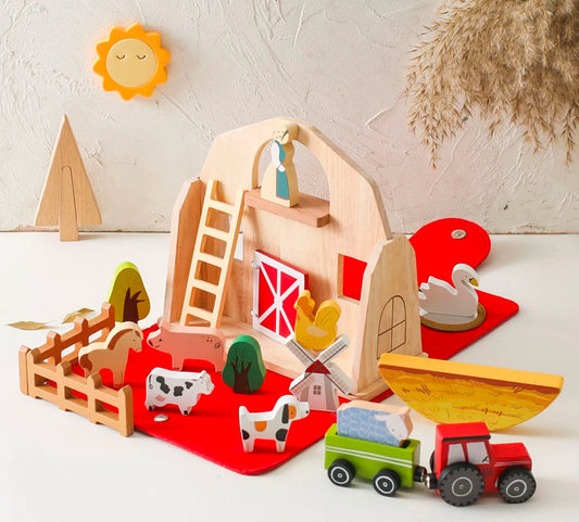 Montessori Farm Set