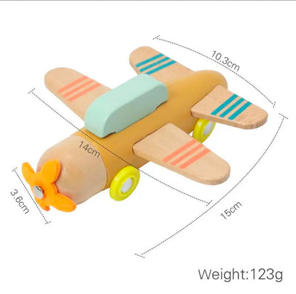 Montessori Wooden Small Airplane