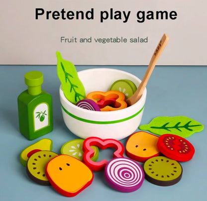 Montessori Fruit and Vegetable Salad