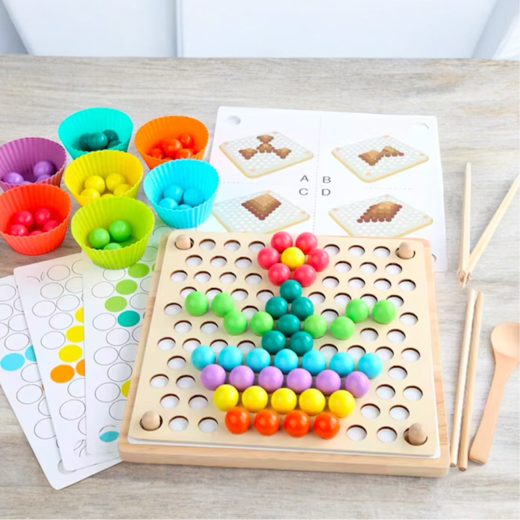 Montessori Rainbow Board Game