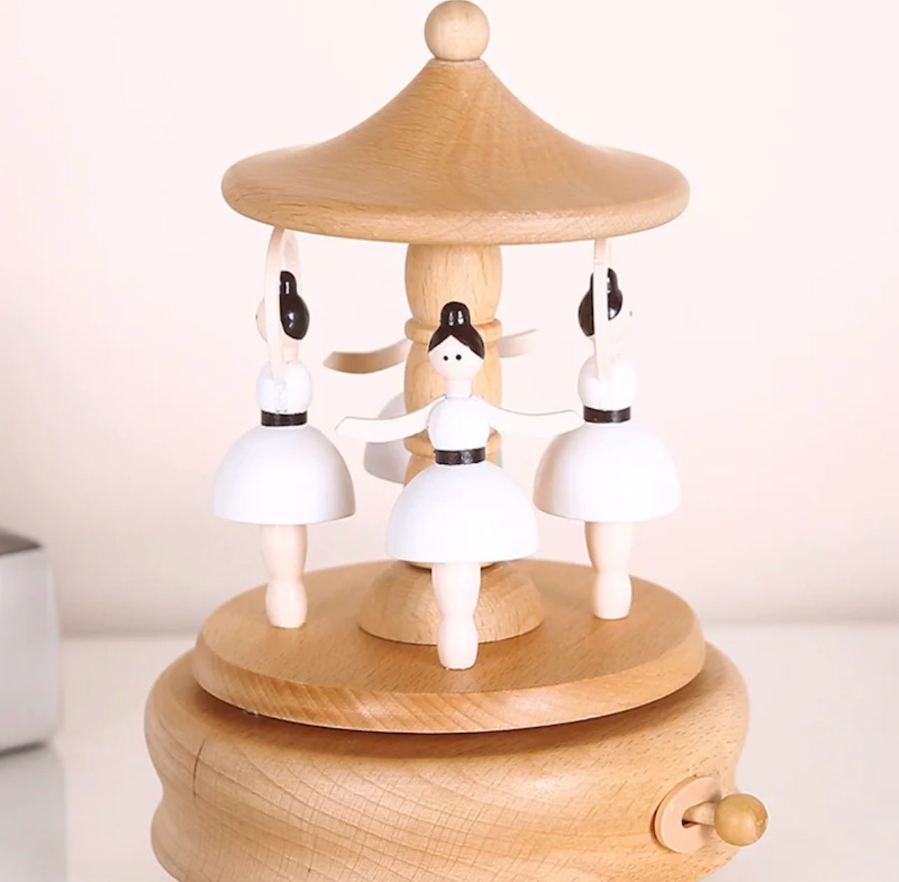 Wooden Ballerina Music Box