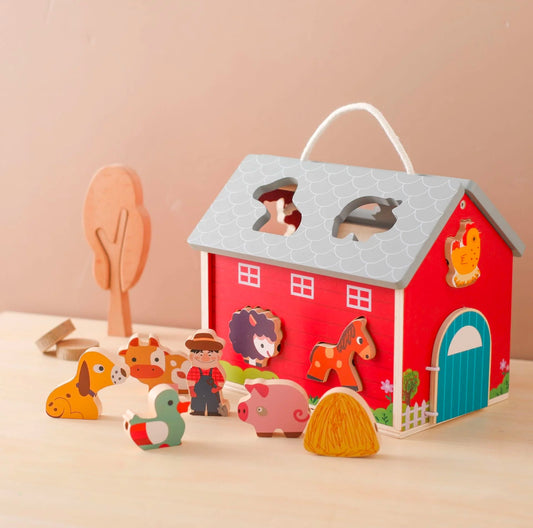 Montessori Big Farm Set