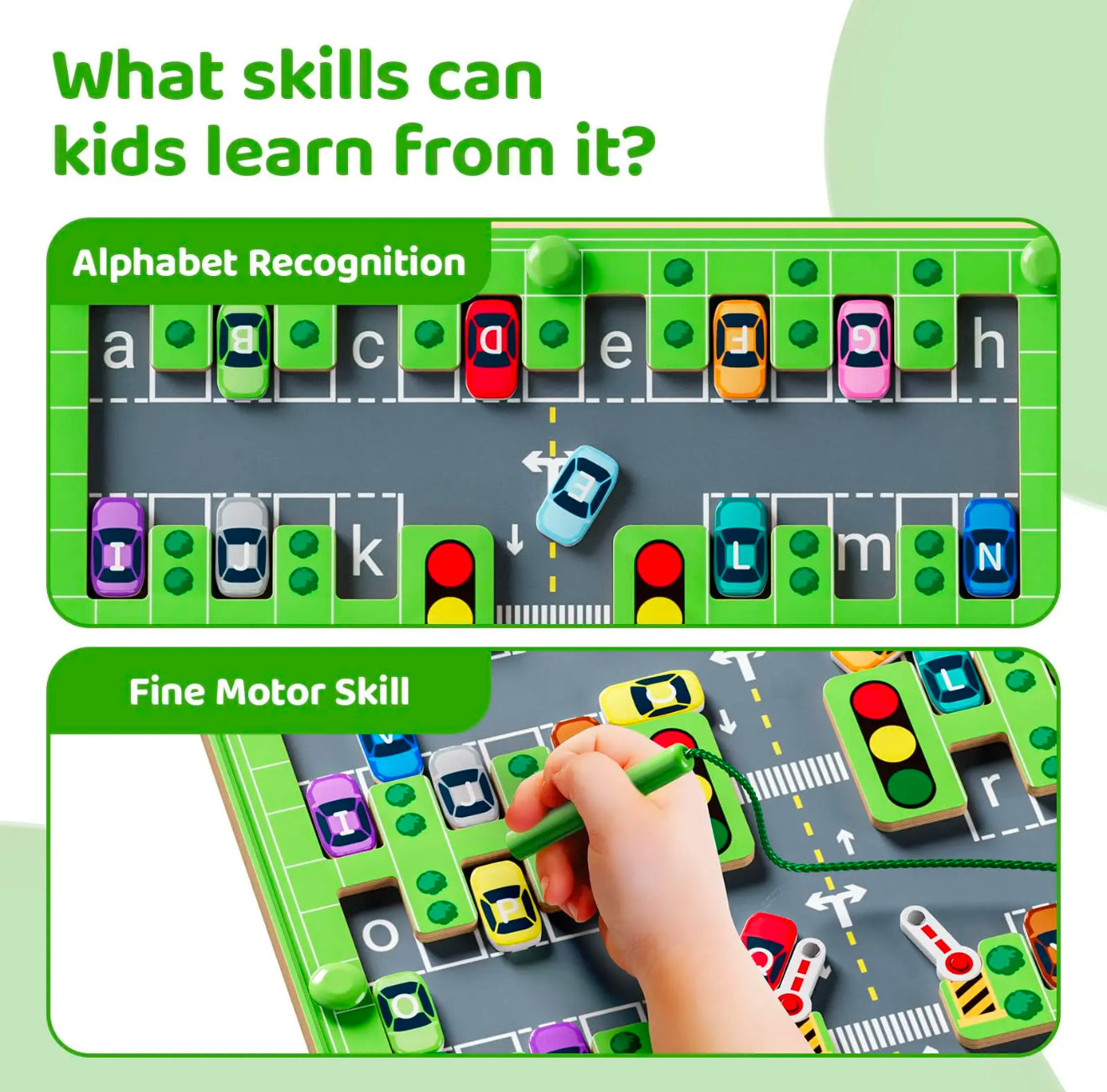 Montessori Vehicle Maze Board