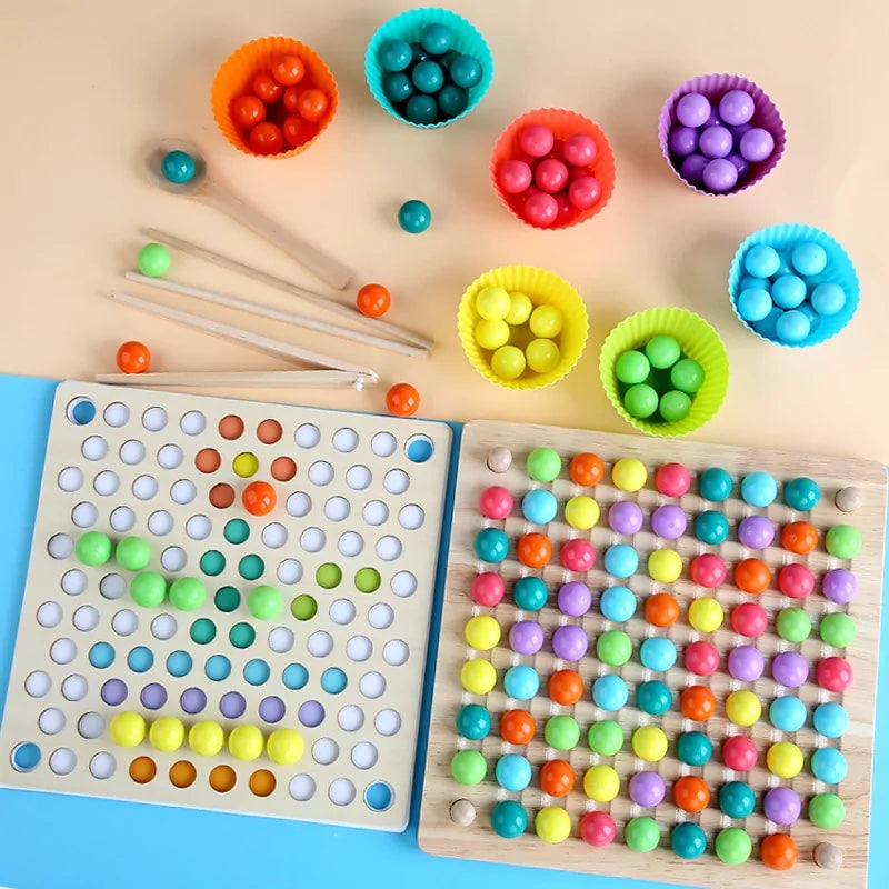 Montessori Rainbow Board Game