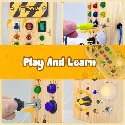 Montessori Busy Board Sensory Toy