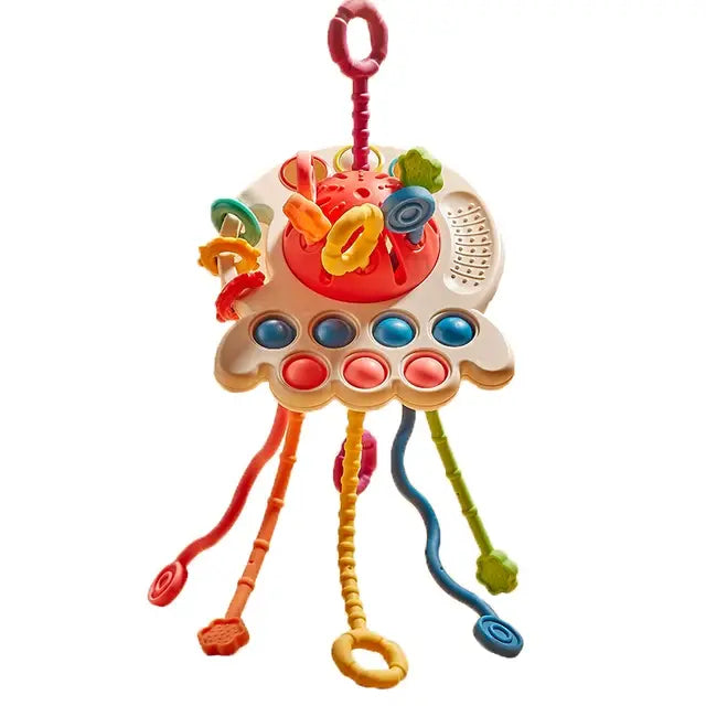 Montessori Pull String Sensory Teething