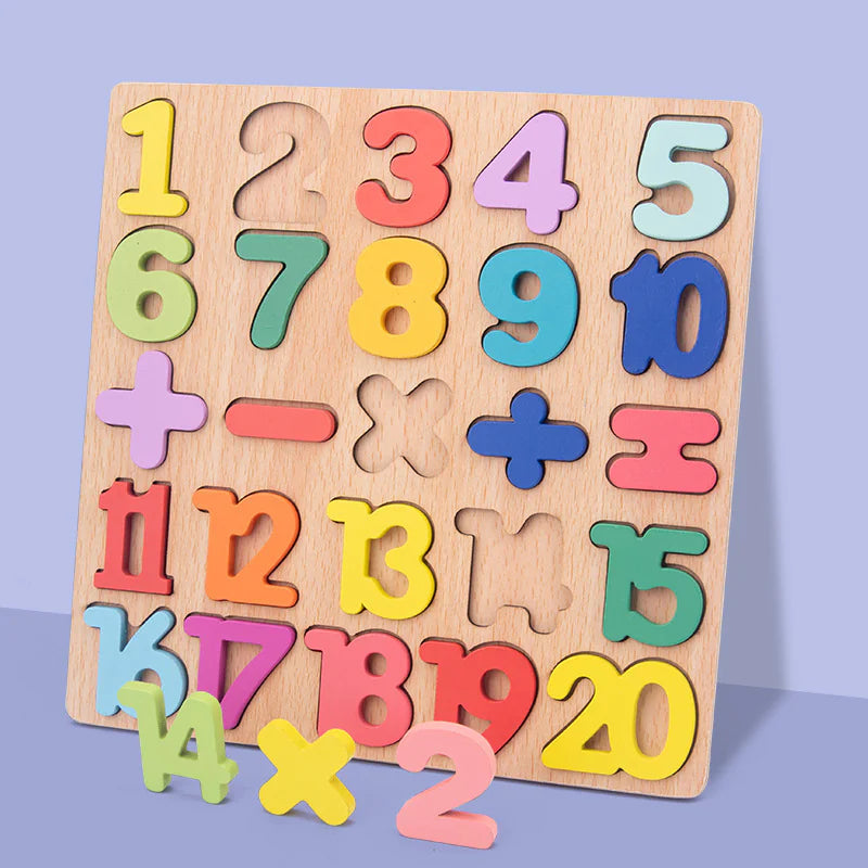 Montessori Alphabet and Number Building Blocks