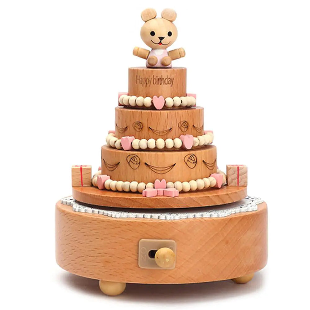 Wooden Birthday Music Box